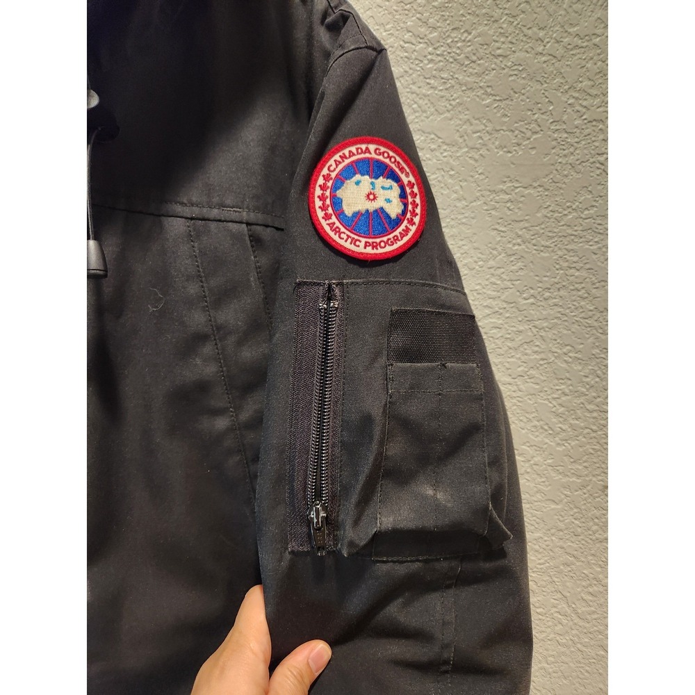 Canada Goose Kensington Parka Women's Medium Black‎ Fur Trim Down Jacket 2530L - Picture 3 of 13